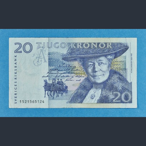 Sverige 20 kr "Store Selma" 1991-1995