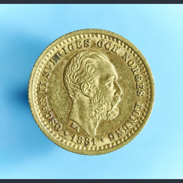 cirkulation tøve Gå ned Sverige 5 kr. 1881 guldmønt - Svenske guldmønter købes og sælges