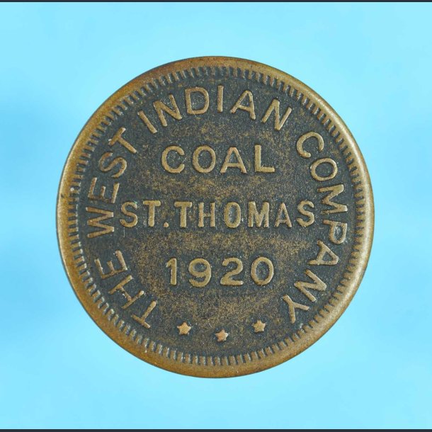 The West Indian Company Coal St.Thomas 1920 - Kultegn