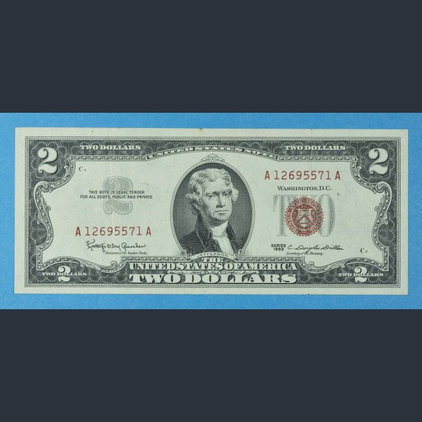 USA 2 dollars 1963