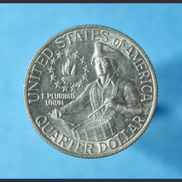 USA 25 Cents 1976 "Bicentennial, drummer boy"