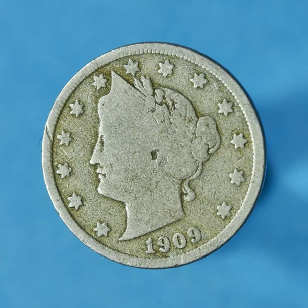 USA 5 Cents "Liberty Nickel" 1883 - 1913 - Slidt