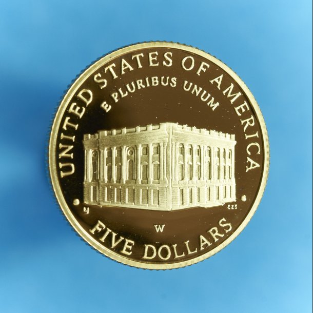 USA 5 dollars 2001 - 1/4 oz finguld - "Capitol Visitor Center"