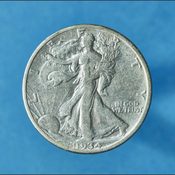 USA &frac12; Dollar "Walking Liberty Half Dollar" 1916-1947